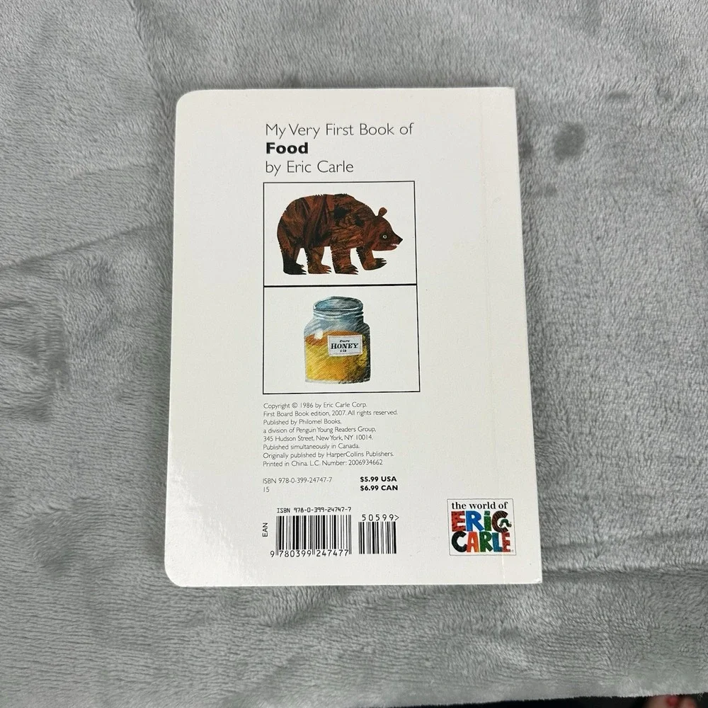 Book Bundle (3) My Very First Book Of Food Numbers Colors By Eric Carle